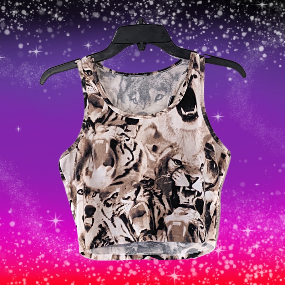 Urban Outfitters Raging Beasts Crop Top